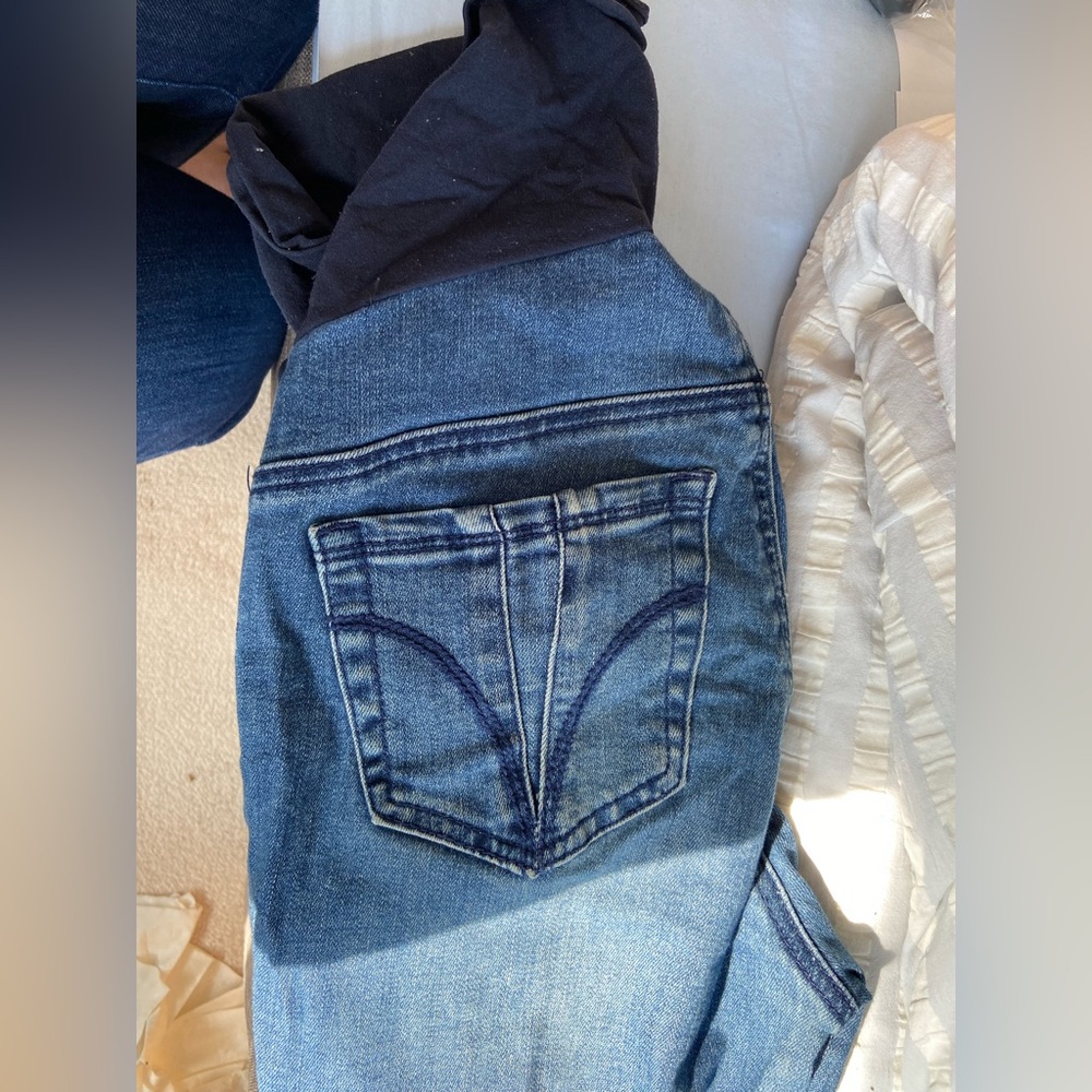 Motherhood Maternity Blue Denim Jeans- medium wash